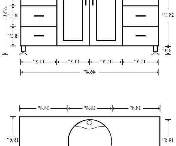 Quelle hauteur meuble salle de bain avec vasque à poser